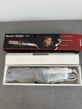 Hoson Professional Hair Curler - Rose Gold & White 2 inch